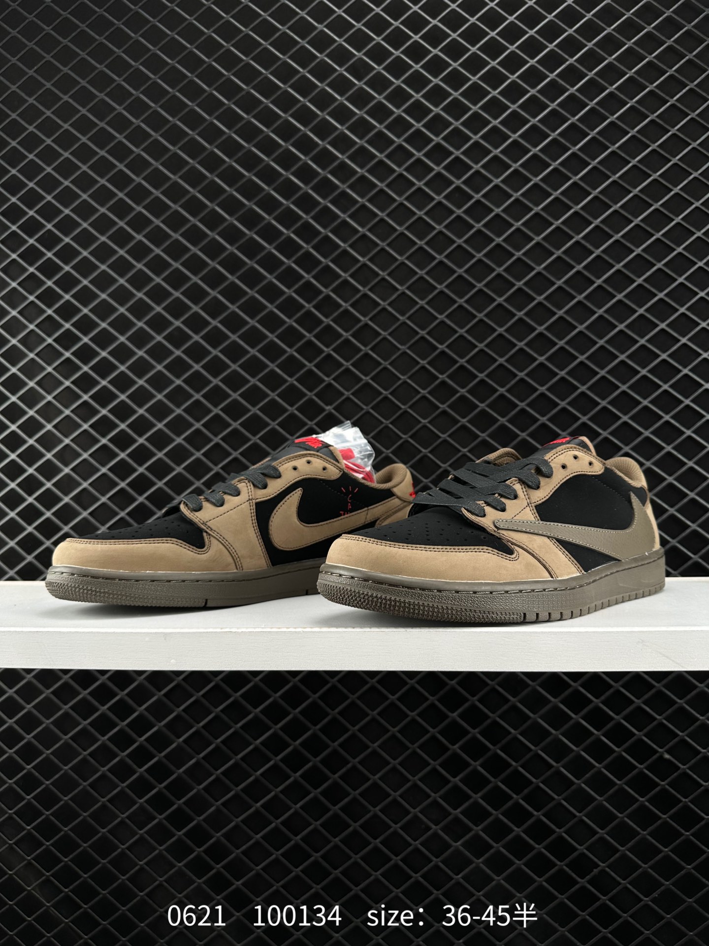 Fragment Design x Travis Scott x Nike Air Jordan 1 Low OG SP”Military Blue”